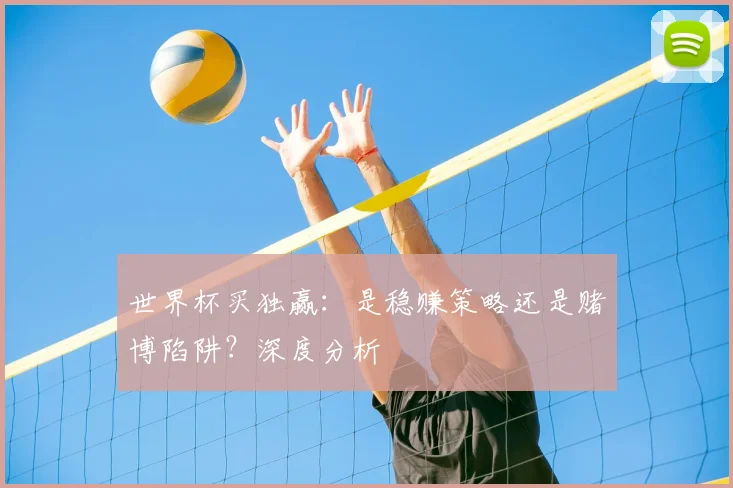 世界杯买独赢:是稳赚策略还是赌博陷阱?深度分析
